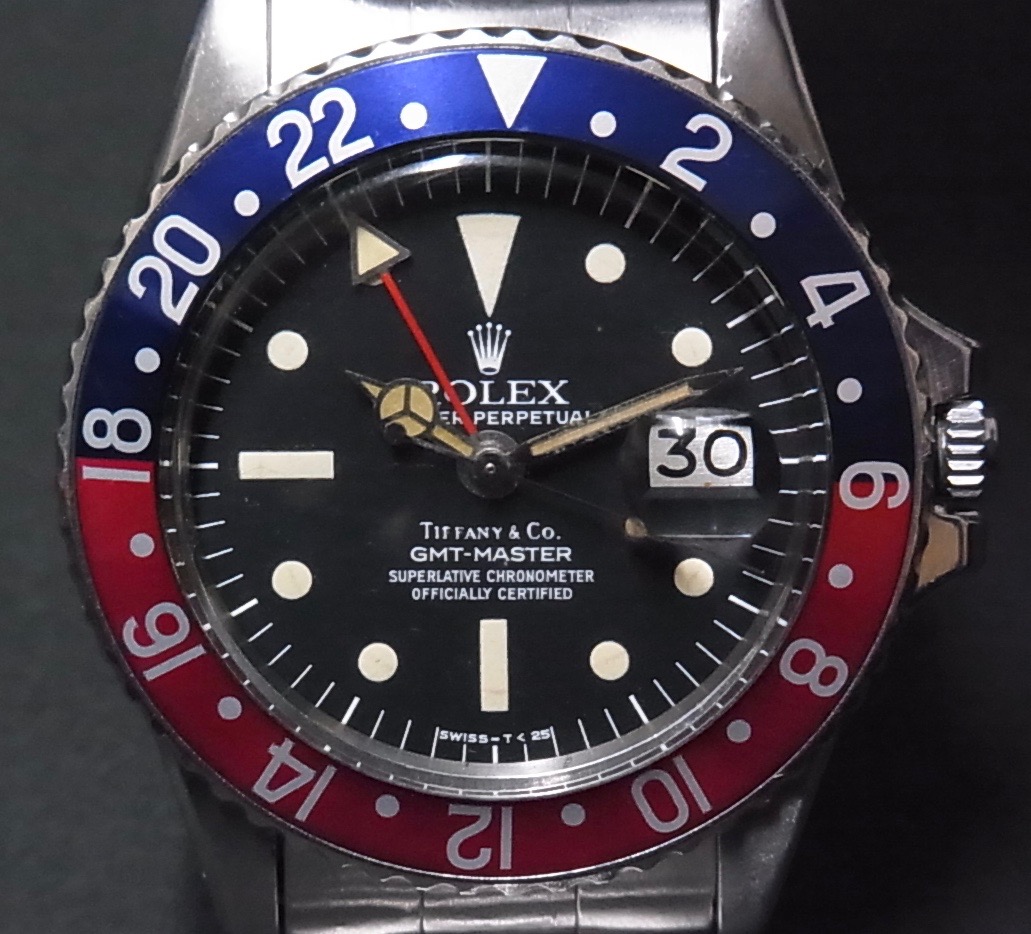 Rolex 1675 GMT Master Original Tiffany   #Status ; Sold#