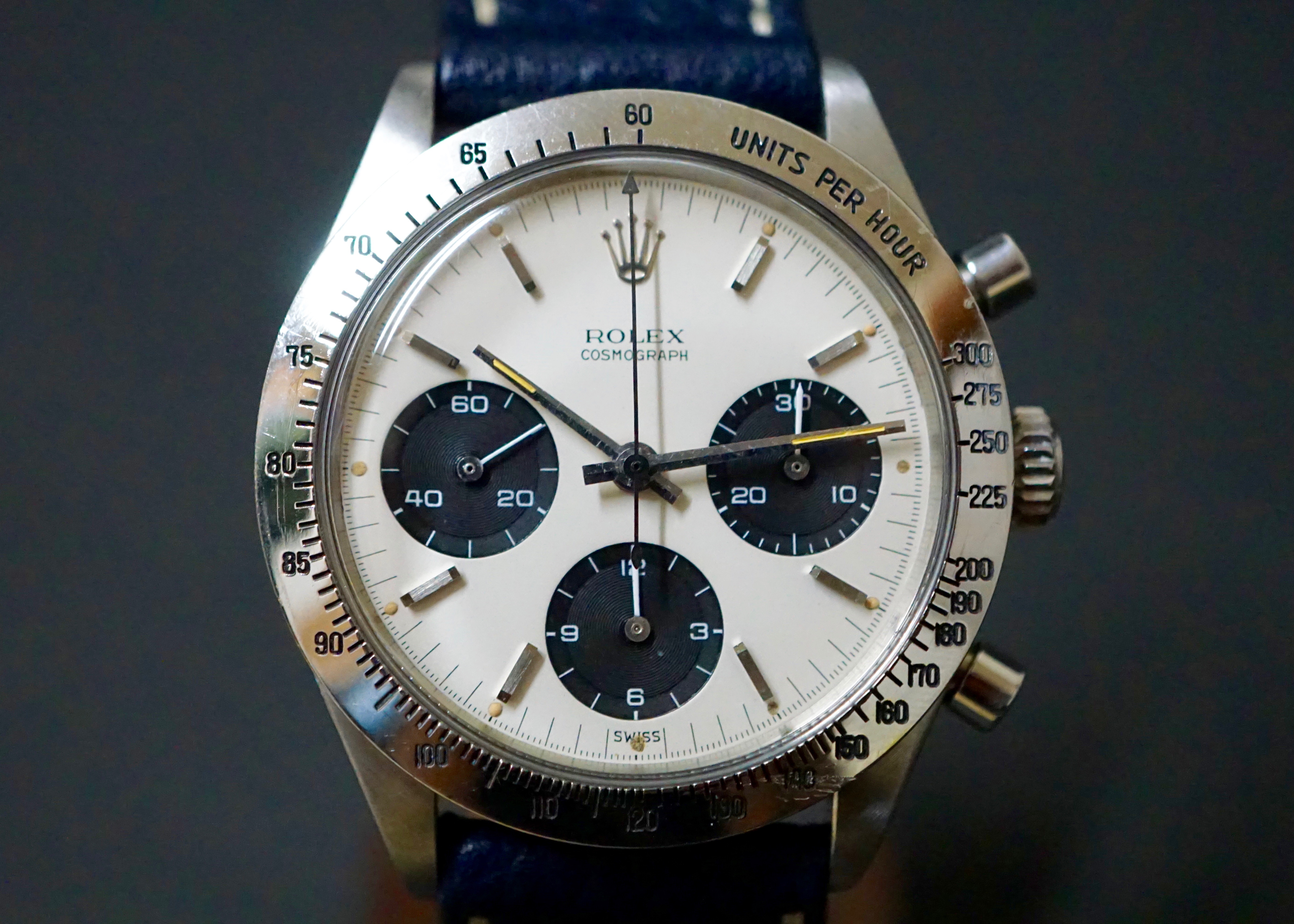 Nice first series daytona 6239 double swiss #status ; Sold#