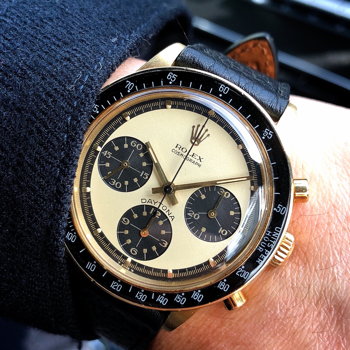 Rolex Ref 6241 Champagne PN 18K Circa 1969 #Status Sold