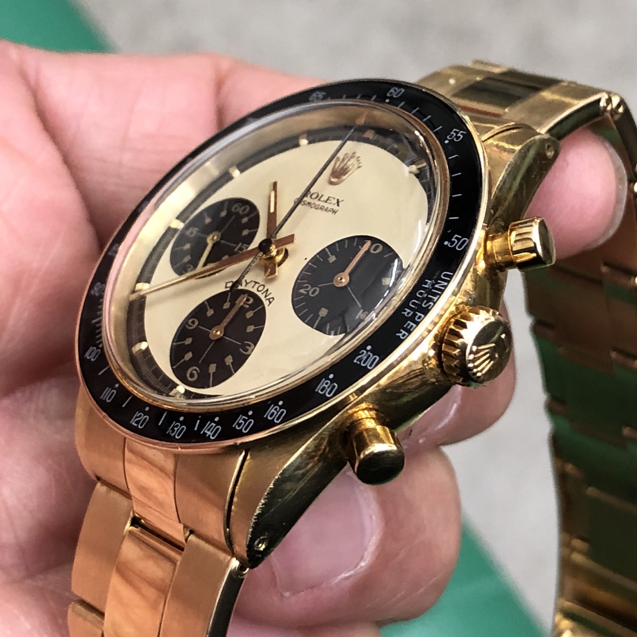 Rolex Ref 6241 Champagne PN 18K Circa 1969 #Status Sold