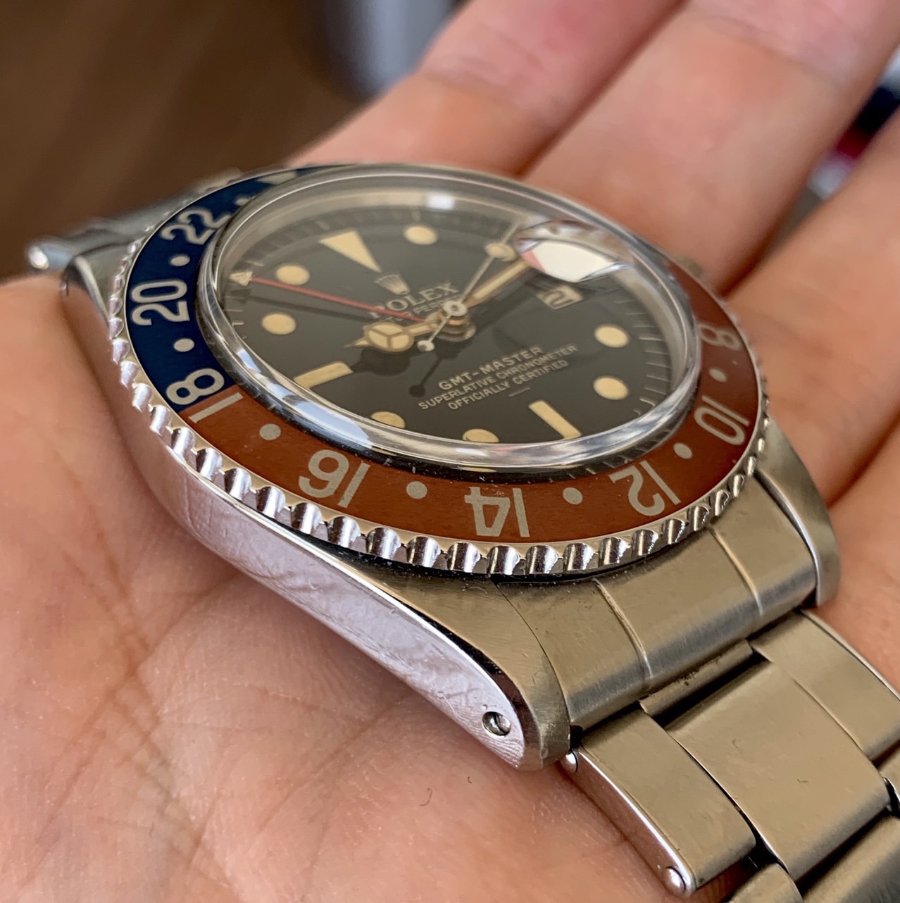 Rolex 1675 GMT underline single Swiss Circa 1963 #Status : Sold