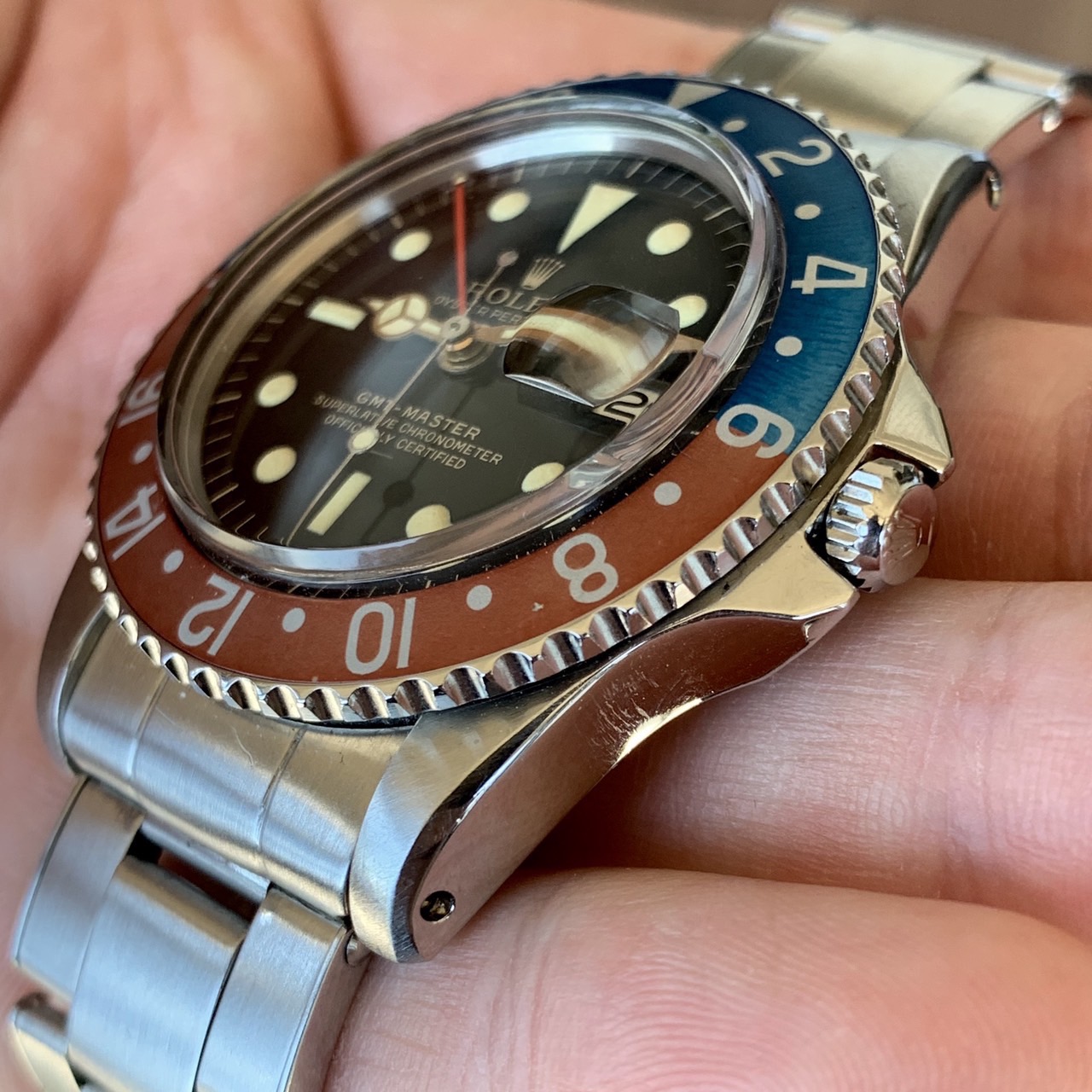 Rolex 1675 GMT underline single Swiss Circa 1963 #Status : Sold