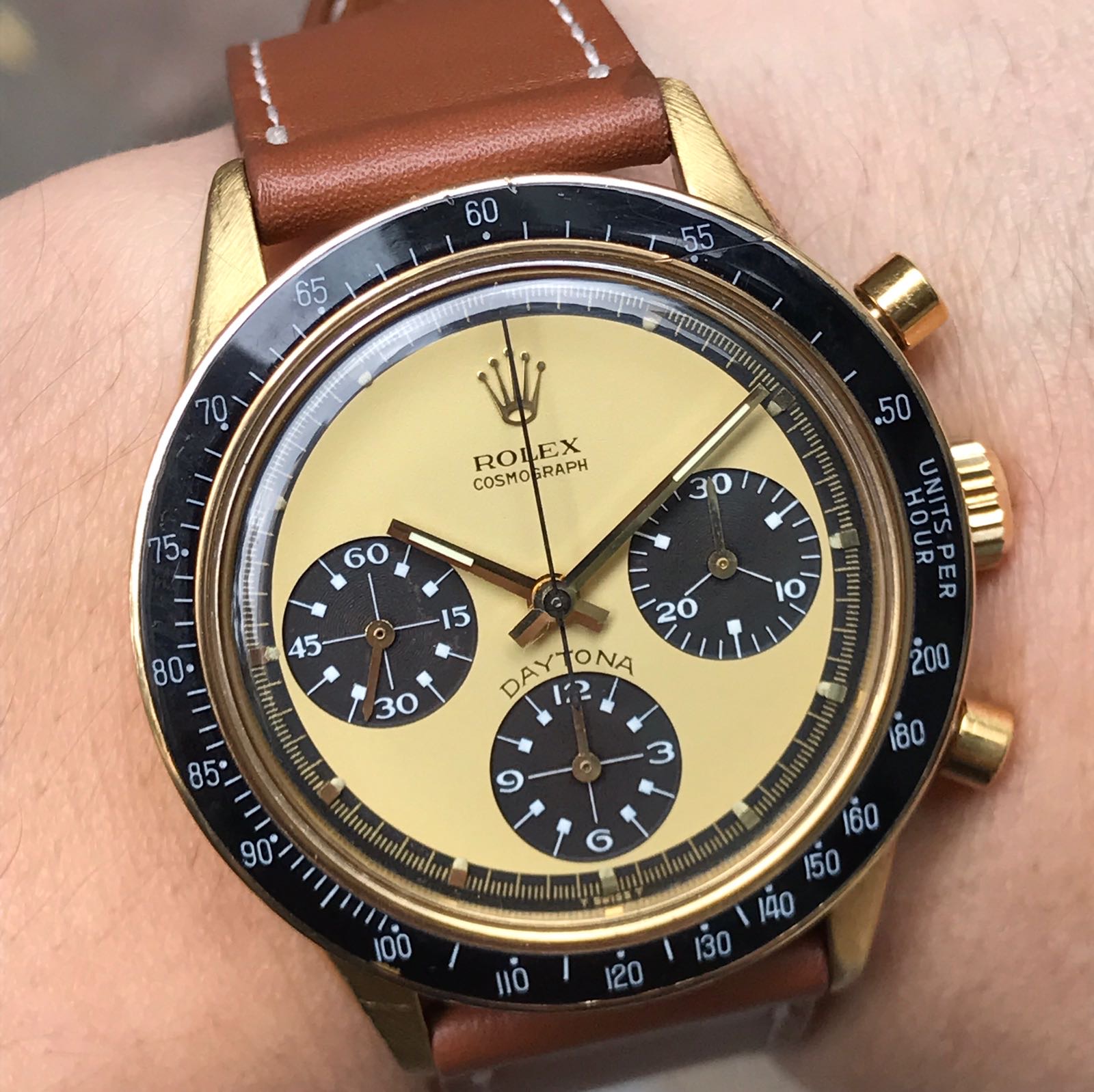 Rolex Ref 6264 Lemon PN 18K Circa 1970 #Status Sold